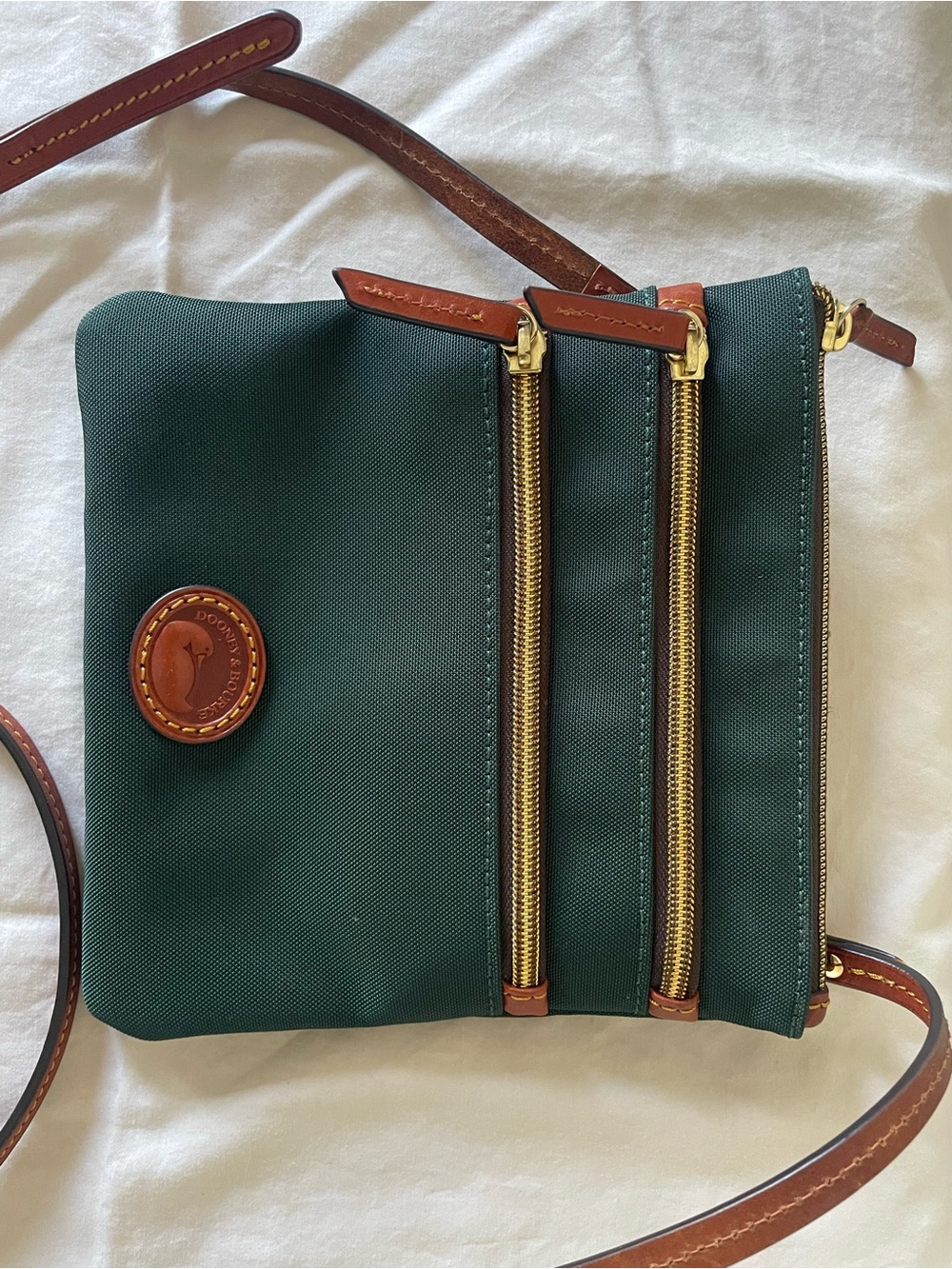 Dooney & Bourke Nylon North South Triple Zip